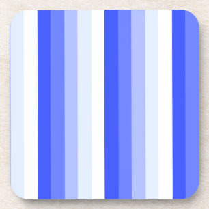 Dessous-de-verre Bandes d'ombre bleu royal