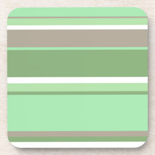Dessous-de-verre Bandes vert pâle