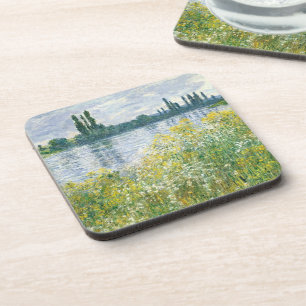 Dessous-de-verre Banques de Claude Monet de la Seine, Vetheuil,