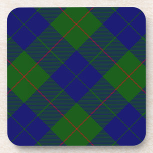 Dessous-de-verre Barclay clan tartan bleu vert plaid