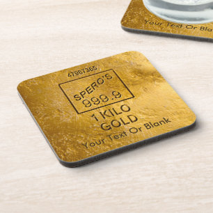 Dessous-de-verre Barre d'or