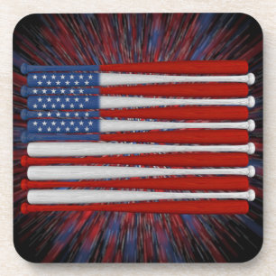 Dessous-de-verre Baseball America (USA) Beverage Coaster