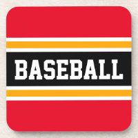 BASEBALL Athlète Rouge Blanc Jaune BLANC BLANC BLA