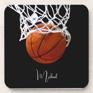 Dessous-de-verre Basket-ball Votre nom