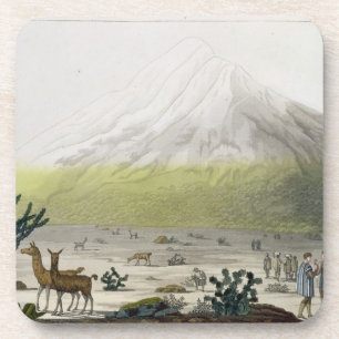 Dessous-de-verre Bâti Chimborazo, Equateur, de 'Le Costume Ancien