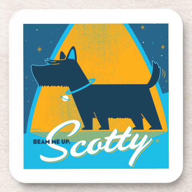 Dessous-de-verre Beam Me Up Scotty (Devant)