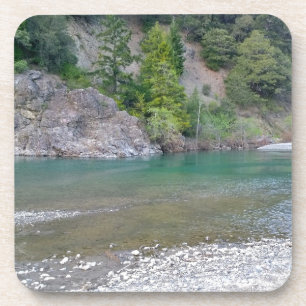 Dessous-de-verre Beau Blue Stream en Californie du Nord