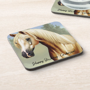 Dessous-de-verre Beau Palomino Horse