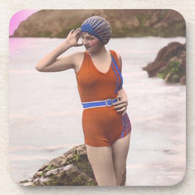 Dessous-de-verre Beautés de bain Vintages (Devant)
