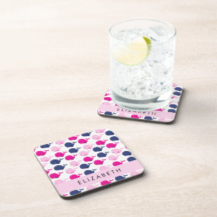 Dessous-de-verre Beaux Baleines, Motif De Baleines, Votre Nom