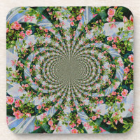 Belle boho rose, roses rouges, aquarelle florale