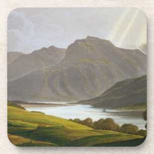 Dessous-de-verre Ben Niévès, plat XII du 'paysage du Grampian