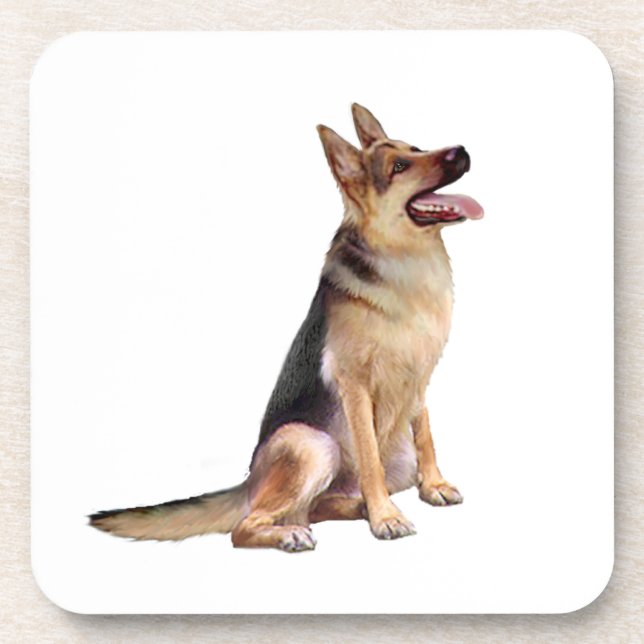 Dessous-de-verre Berger allemand (A) (Devant)