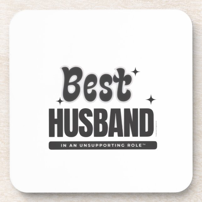 Dessous-de-verre BEST HUSBAND in an Unsupporting Role- (Devant)