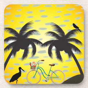 Dessous-de-verre Bicyclette Beverage Coaster