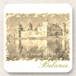 Dessous-de-verre Biélorussie Mir Château Architecture Nature Montag