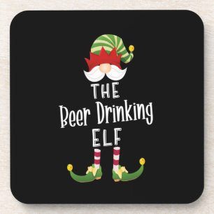 Dessous-de-verre Bière Boire Elf Groupe Noël Anniversaire