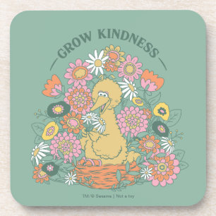 Dessous-de-verre Big Bird   Grow Kindness Floral Graphic