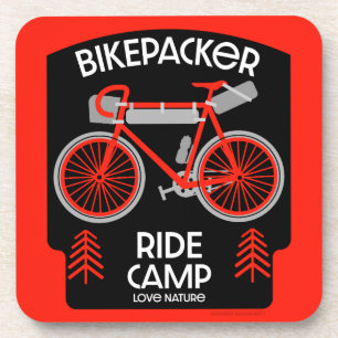 Dessous-de-verre Bikepacking   Débordement   Tourisme   Camping