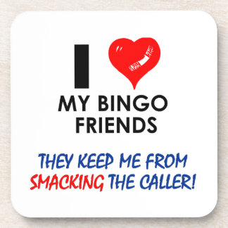 Dessous-de-verre BINGO-TEST ! Conceptions de bingo-test pour le