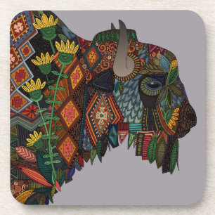 Dessous-de-verre bison