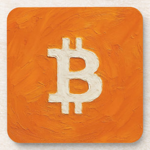 Dessous-de-verre Bitcoin Standard (Huile, Style: 1)