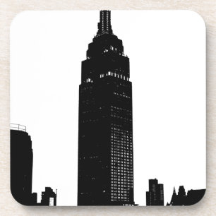Dessous-de-verre Black & White Pop Art New York