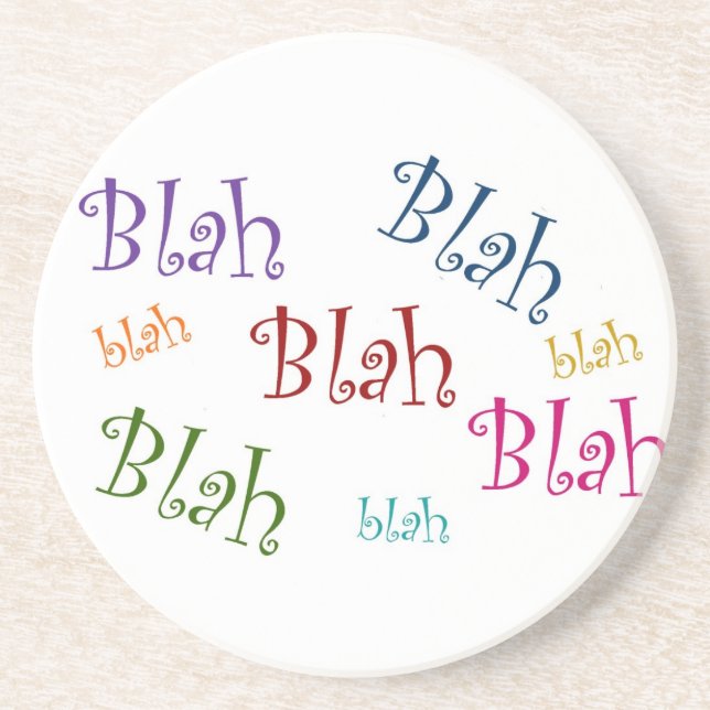 dessous de verre Blah (Devant)