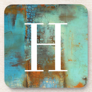 Dessous-de-verre Bleu du monogramme   Deja