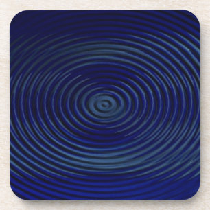 Dessous de verre bleu en violet - Design 1