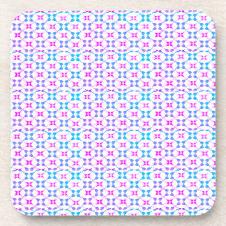 Dessous-de-verre Bleu et rose à motifs