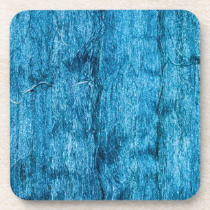 Dessous-de-verre Bleu frais fait main en soie thaïlandaise