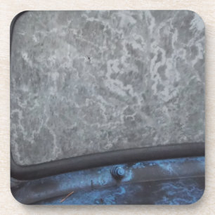Dessous-de-verre Bleu Truck fenêtre renversée