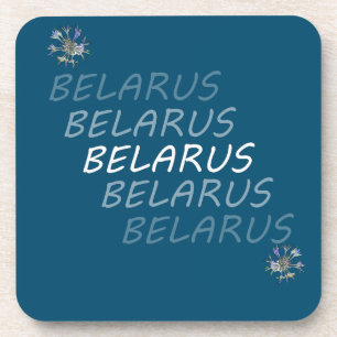 Dessous-de-verre Bleuet National Biélorusse