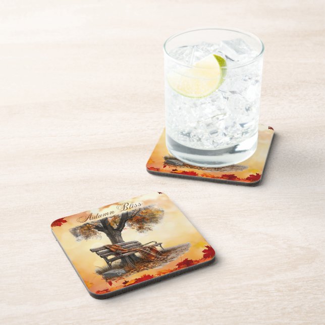 Dessous-de-verre Bliss d'automne (Côté Droit)