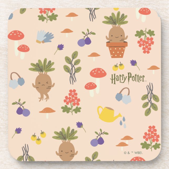 Dessous-de-verre Blooms magiques Mandrake Motif (Devant)