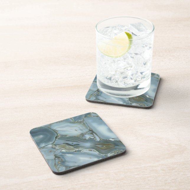 Dessous-de-verre Blue agate (Côté Droit)
