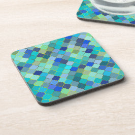 Dessous-de-verre Blue Aqua Moroccan Mosaic