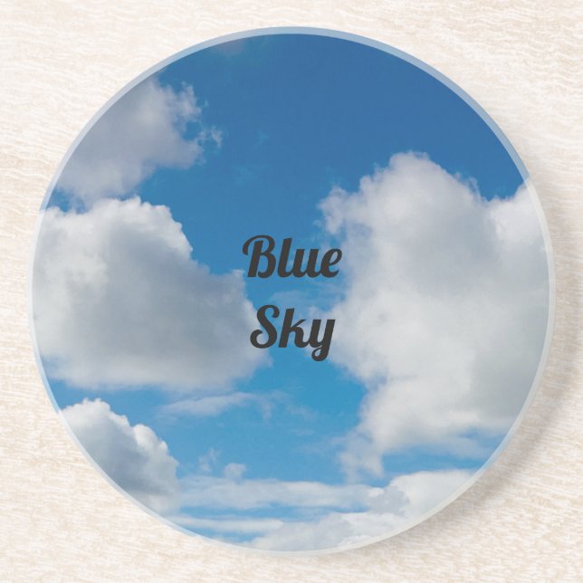 Dessous de verre Blue Cloud Sky (Devant)