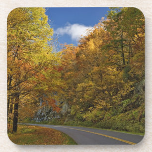 Dessous-de-verre Blue Ridge Parkway courbant dans les couleurs de l