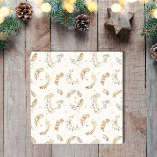 Dessous-de-verre Boho moderne Chic Neutral Beige Bohème Feuille