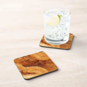 Dessous-de-verre Bois faux loupe 