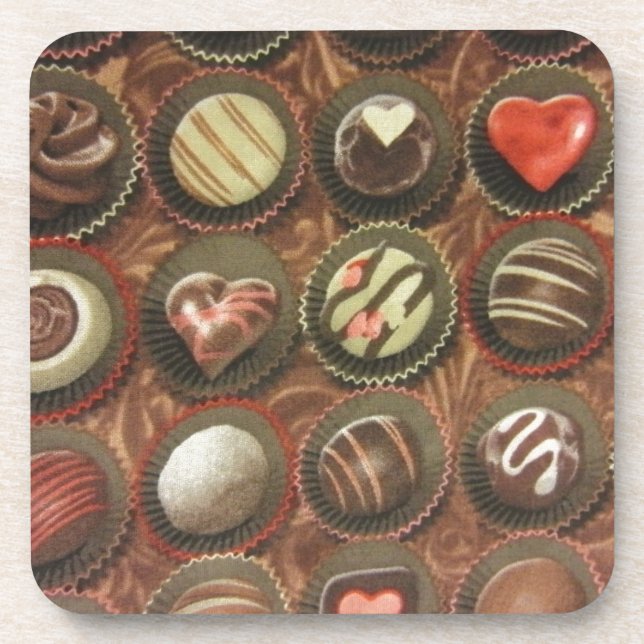 Dessous-de-verre Boîte à chocolat (Devant)