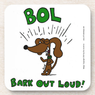 Dessous de verre "BOL : BARK OUT LOUD" - Ensemble