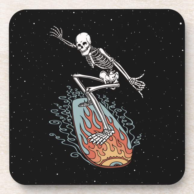 Dessous-de-verre Bonehead Board Dude (Devant)
