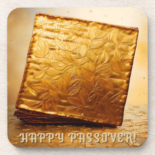 Dessous-de-verre Bonne Pâque ! Golden Matzah