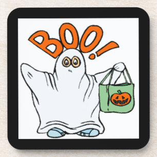 DESSOUS-DE-VERRE BOO ! FANTÔME