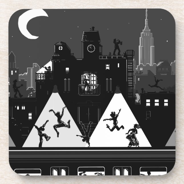 Dessous-de-verre Boogie Nights New York (Devant)