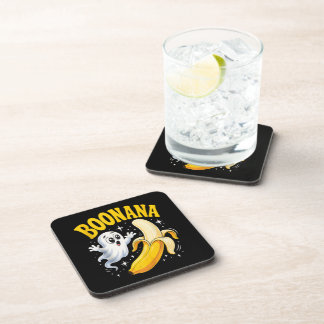 Dessous-de-verre Boonana Cute Ghost Banana Halloween