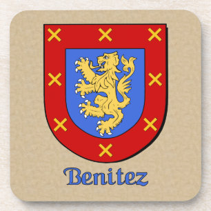 Dessous-de-verre Bouclier de famille de Benitez